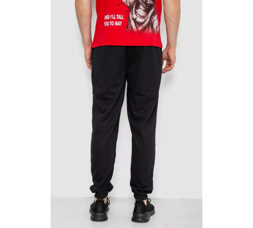 Спорт чоловічі штани, колір чорний, 244R41236