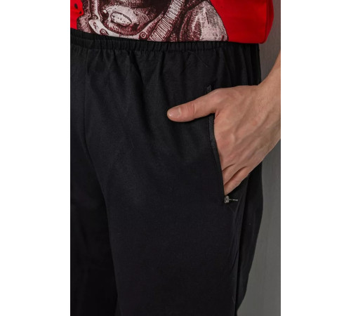 Спорт чоловічі штани, колір чорний, 244R41236