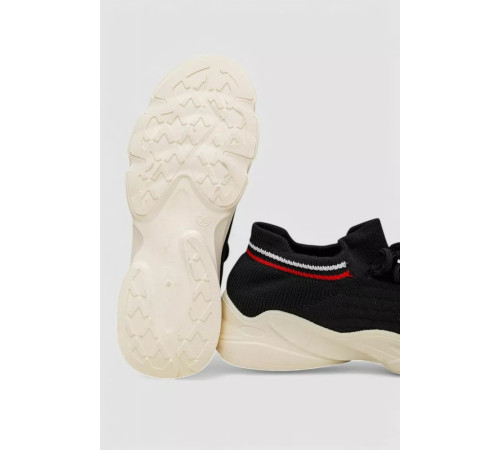 Кроссовки женские текстильные, цвет черный, 244R382K