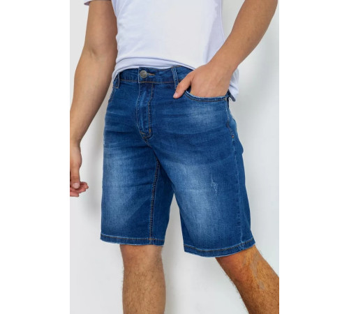 Джинсовые шорты мужские, цвет синий, 244R5A-078