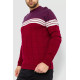 Свитер мужской, цвет бордовый, 161R884