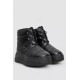 Черевики зимові жіночі на хутрі, колір чорний, 248RAM017