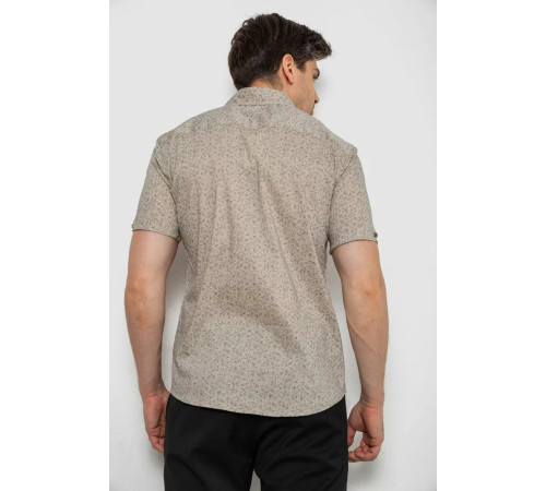 Рубашка мужская с короткими рукавами 214R6917-12, цвет Бежевый
