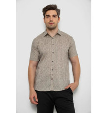 Сорочка чоловіча з короткими рукавами 214R6917-12, колір Бежевий