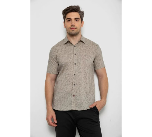 Рубашка мужская с короткими рукавами 214R6917-12, цвет Бежевый