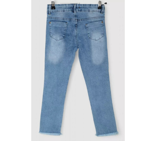 Джинсы для девочек, цвет голубой, 247R10050
