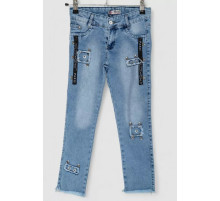 Джинси для дівчаток, колір блакитний, 247R10050