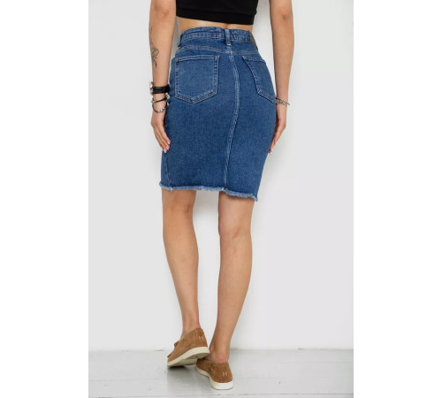 Юбка женская джинсовая, цвет синий, 182R1862