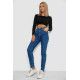 Джинси жіночі Mom-fit стрейч, колір синій, 244R1132