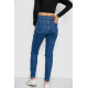 Джинси жіночі Mom-fit стрейч, колір синій, 244R1132