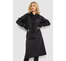 Женская туника на флисе, цвет черный, 243R462-1