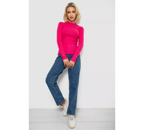 Гольф женский однотонный, цвет малиновый, 238R802.