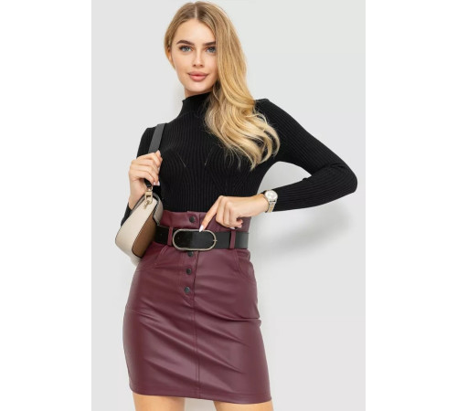 Гольф женский в рубчике, цвет черный, 204R050