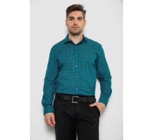 Сорочка чоловіча з довгим рукавом, колір зелений, 214R7470