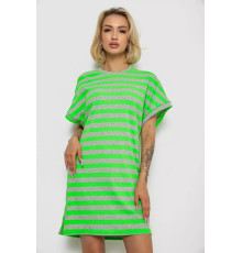 Туника в полоску, цвет салатовый, 238R801.