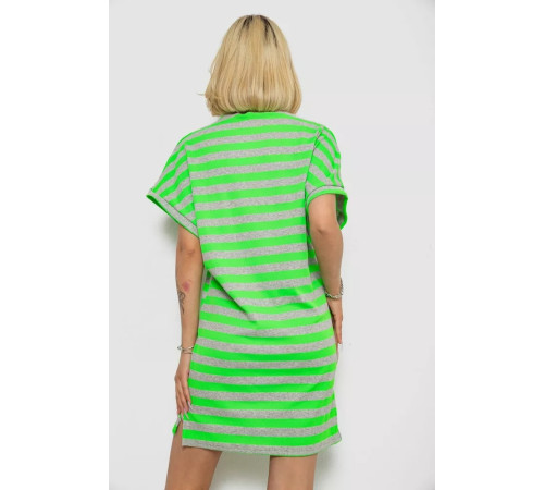 Туника в полоску, цвет салатовый, 238R801.