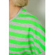 Туника в полоску, цвет салатовый, 238R801.