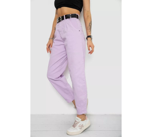 Джинсы женские баллоны, цвет сиреневый, 182R00272.