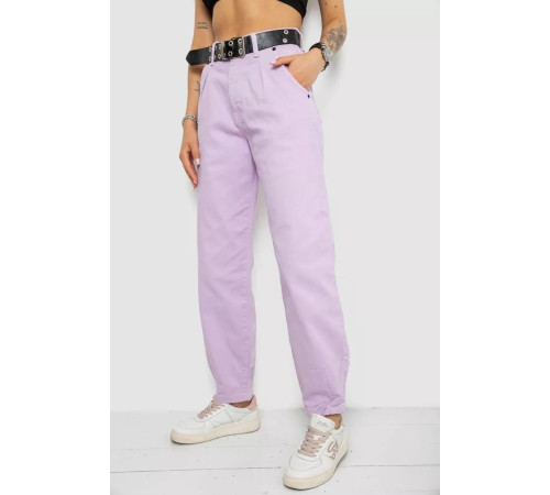 Джинси жіночі балони, колір бузковий, 182R00265