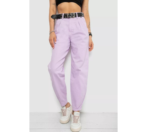 Джинси жіночі балони, колір бузковий, 182R00265