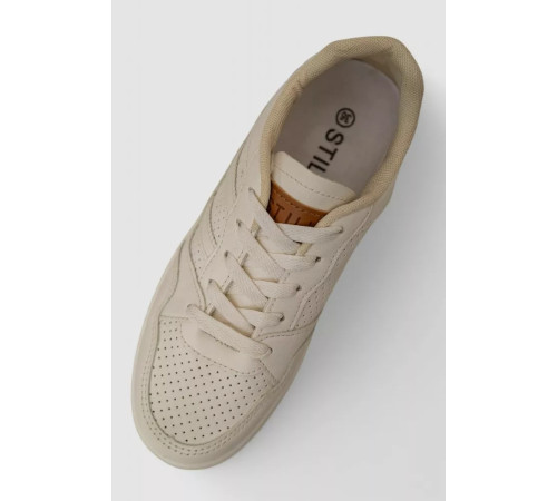 Кеды женские, цвет бежевый, 248RR110