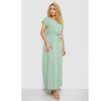 Сукня з принтом софт, колір м'ятний, 214R0228-2