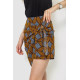 Юбка с принтом, цвет горчично-коричневый, 244R202