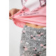 Жіноча піжама з принтом, колір рожевий, 238R3141
