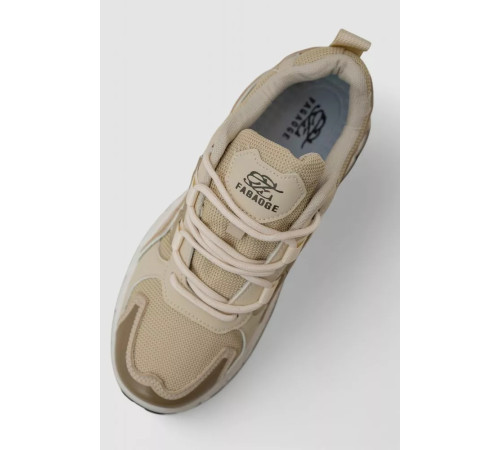 Кросівки чоловічі демісезонні, колір бежево-зелений, 243R122