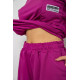 Костюм женский однотонный, цвет фуксия, 238R116-1
