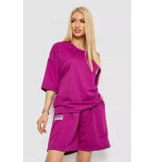Костюм женский однотонный, цвет фуксия, 238R116-1