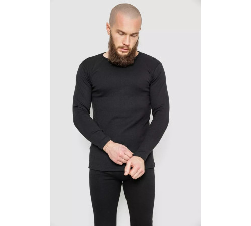 Термобілизна чоловіча на флісі, колір чорний, 131R194236