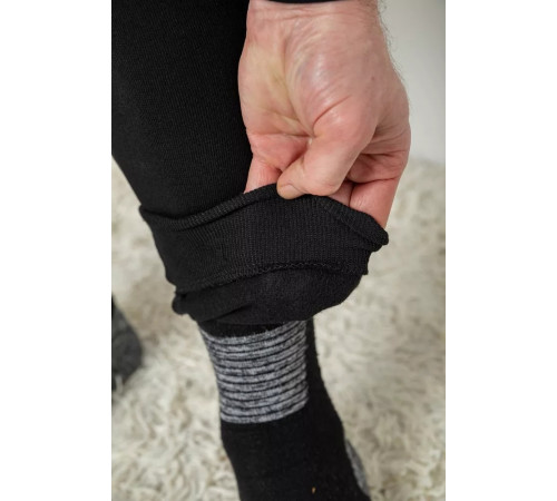 Термобілизна чоловіча на флісі, колір чорний, 131R194236