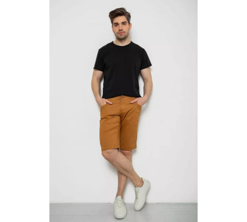 Шорты мужские однотонные, цвет коричневый, 238R2469.