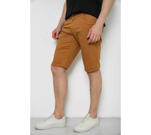 Шорты мужские однотонные, цвет коричневый, 238R2469.