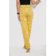 Брюки женские домашние, цвет желтый, 238R58009