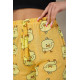 Брюки женские домашние, цвет желтый, 238R58009