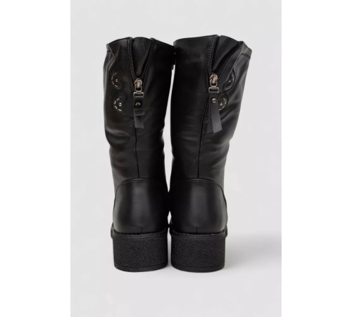 Сапоги женские зимние на меху, черный, 243RY209