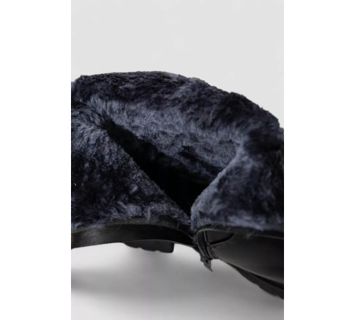 Сапоги женские зимние на меху, черный, 243RY209