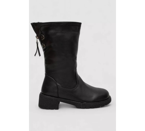 Сапоги женские зимние на меху, черный, 243RY209