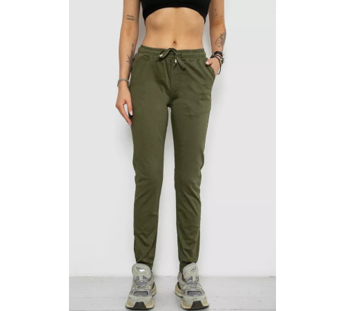 Брюки женские, цвет хаки, 182R1364