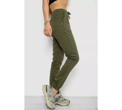 Брюки женские, цвет хаки, 182R1364