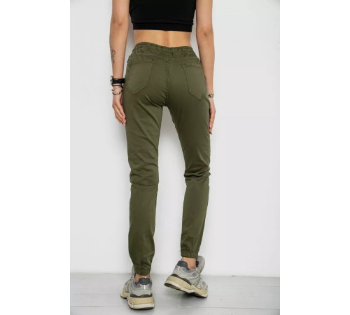 Брюки женские, цвет хаки, 182R1364