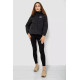 Куртка жіноча демісезонна з рукавом реглан, колір чорний, 244RE115