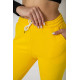 Спорт штани жіночі демісезонні, колір жовтий, 226R025