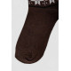 Шкарпетки жіночі з принтом, колір коричневий, 238R336-1