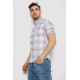 Сорочка чоловіча в смужку, колір білий, 214R841