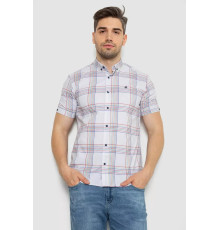 Сорочка чоловіча в смужку, колір білий, 214R841