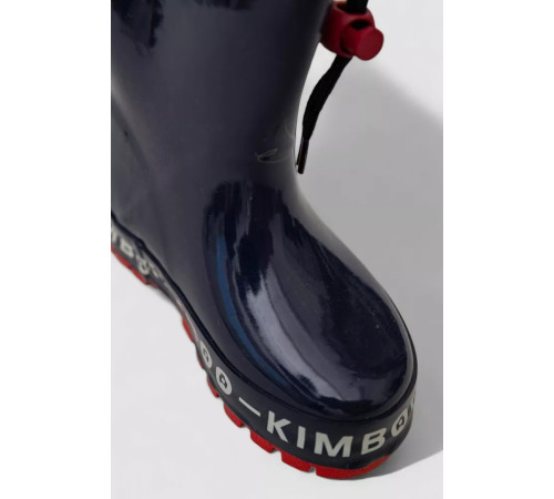 Чоботи дитячі гумові з флісовим утеплювачем, колір темно-синій, 244R64951