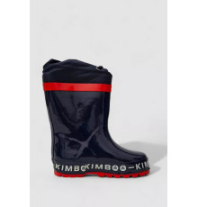 Чоботи дитячі гумові з флісовим утеплювачем, колір темно-синій, 244R64951